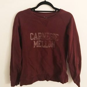 Vintage Carnegie Mellon Fitted Crewneck Sweatshirt